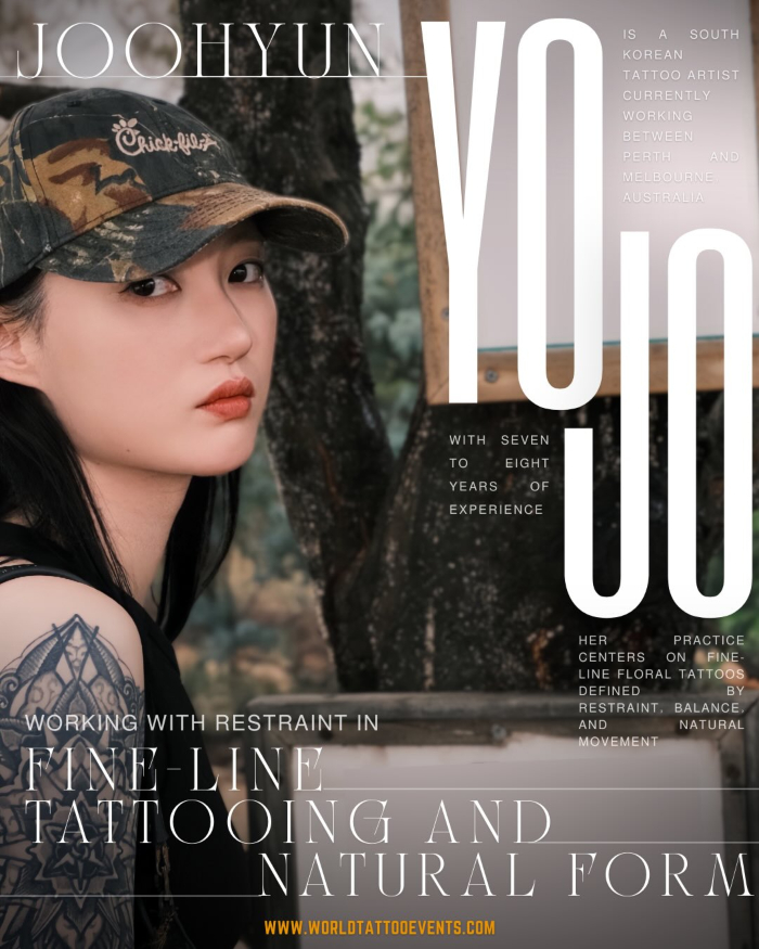 Joohyun Jo - Yojo • Working with Restraint in Fine-Line Tattooing and Natural Form 28 December 2025
