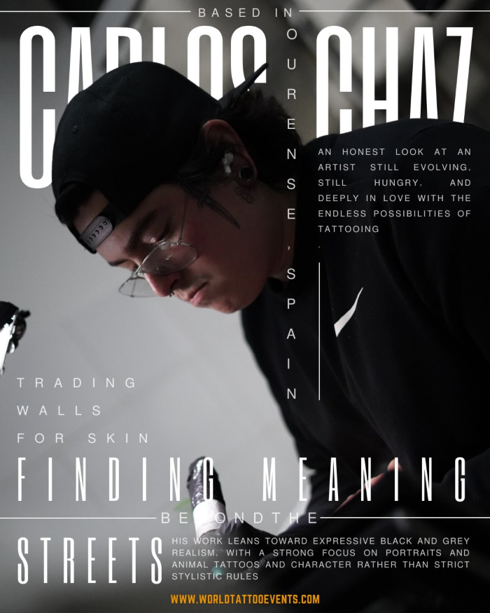Carlos Chaz • Trading Walls for Skin - Finding Meaning Beyond the Streets 22 December 2025
