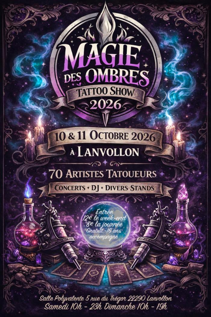 Magie des Ombres Tattoo Show (2026) 10 October 2026