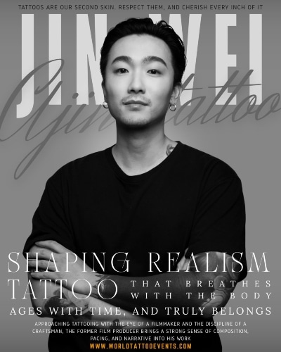 Jin Wei • Shaping Realism tattoo that breathes with the body, ages with time, and truly belongs