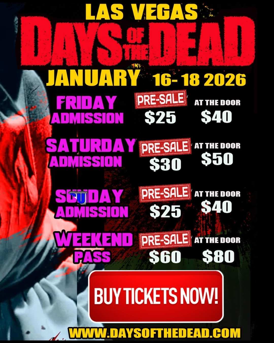 Las Vegas Days of the Dead Tattoo Expo 16 January 2026