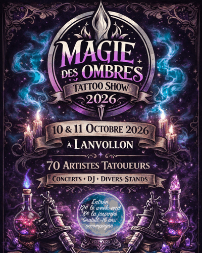 Magie des Ombres Tattoo Show 10 October 2026