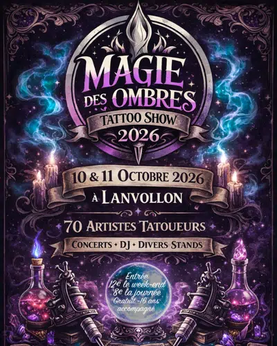 Magie des Ombres Tattoo Show (2026) 10 October 2026