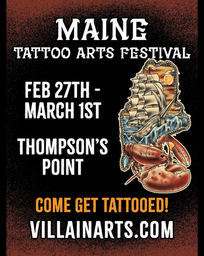 Maine Tattoo Arts Festival #4 9 January 2026