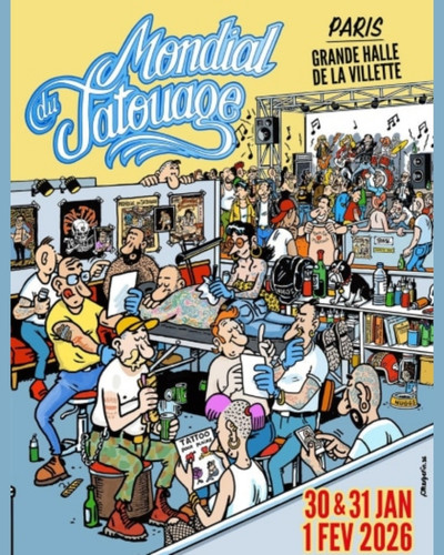 Mondial du Tatouage Paris #13 30 January 2026