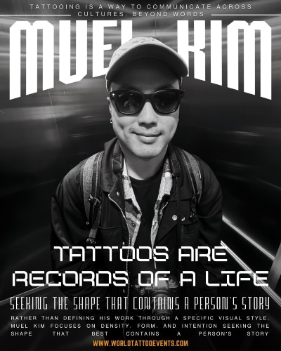 Muel Kim • Tattoos are records of a life – seeking the shape that contains a person’s story