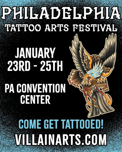 Philadelphia Tattoo Arts Convention #28 23 January 2026