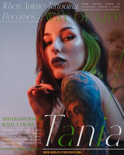 Tania • Neotraditional with a Twist – When Anime Tattooing Becomes a Way of Life