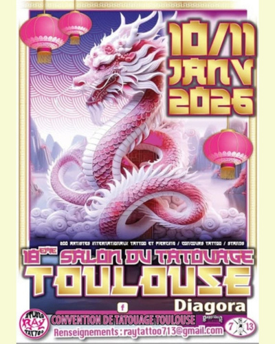 Toulouse Tattoo Convention #18 10 January 2026