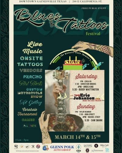 Blues & Tattoos Festival 2026 14 March 2026