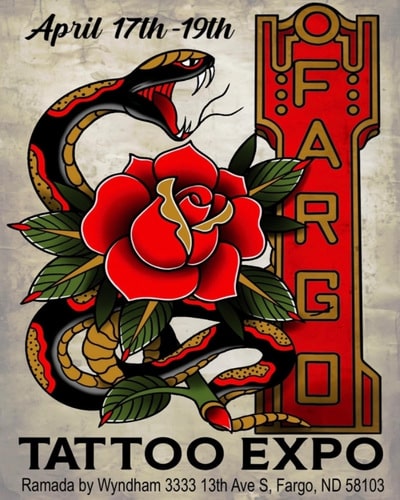 Fargo Tattoo Expo 2026 17 April 2026