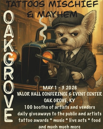 Tattoos Mischief & Mayhem Oak Grove 2026 1 May 2026