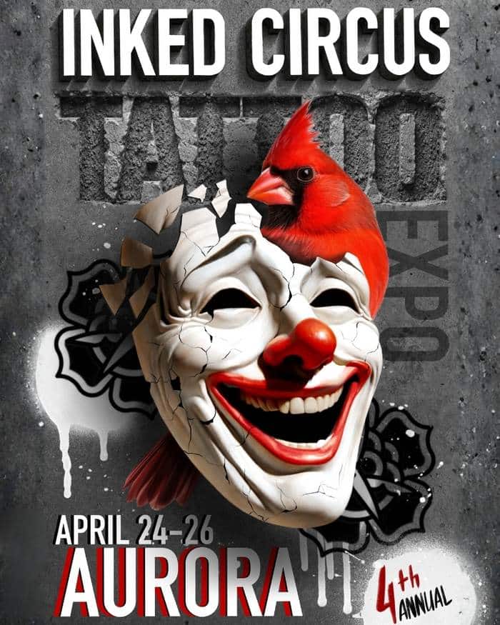 Inked Circus Tattoo Expo - Aurora #4 (2026) Inked Circus Tattoo Expo - Aurora #4 (2026) 24 April 2026