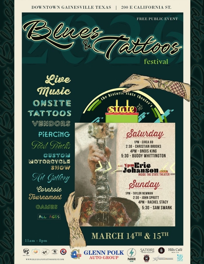 Blues & Tattoos Festival #2 (2026) 14 March 2026