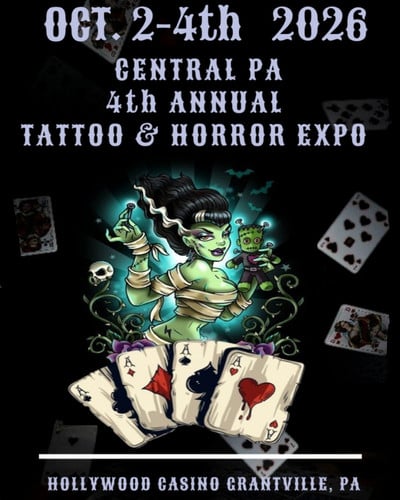 Central PA Tattoo & Horror Expo 2026 3 October 2026