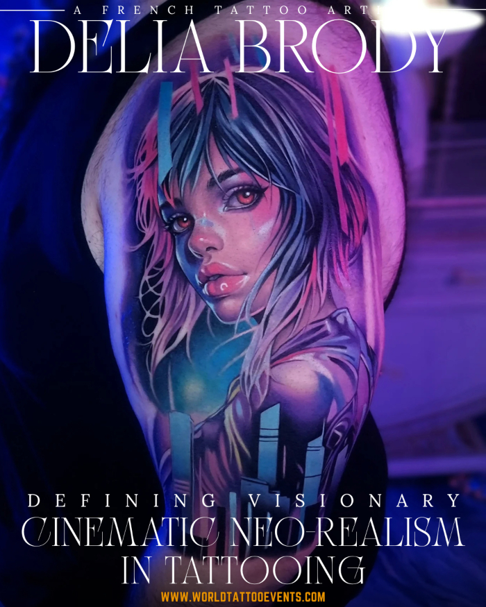 Delia Brody • Defining Visionary Cinematic Neo-Realism in Tattooing 2 February 2026