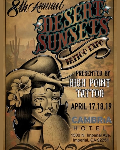 Desert Sunsets Tattoo Expo 2026 17 April 2026