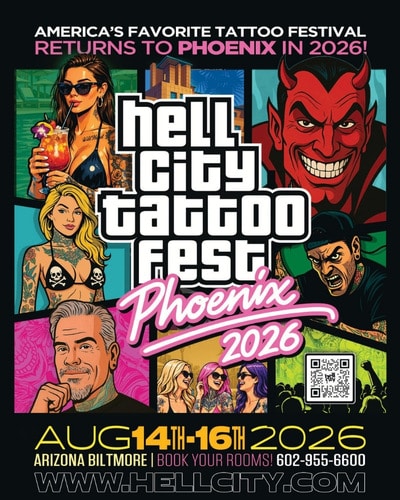 Hell City Tattoo Festival 2026 - Phoenix 14 August 2026