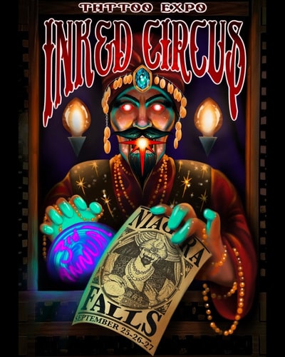 Inked Circus Tattoo Expo 2026 - Niagara Falls #3 25 September 2026