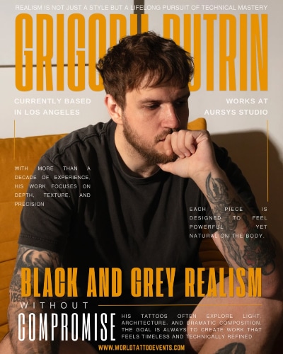 Grigorii Butrin • Black and Grey Realism Without Compromise