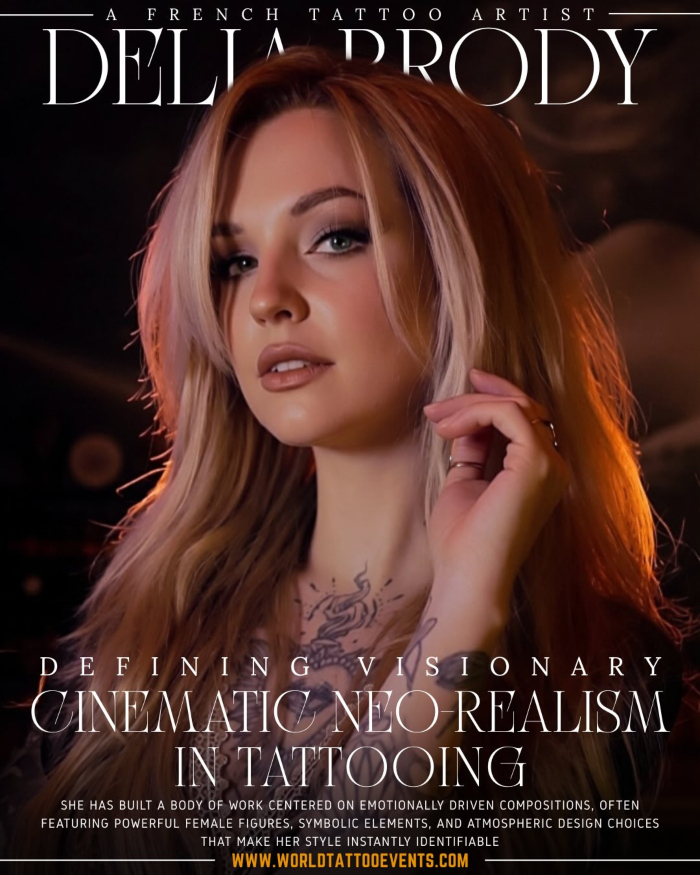 Delia Brody • Defining Visionary Cinematic Neo-Realism in Tattooing 2 February 2026