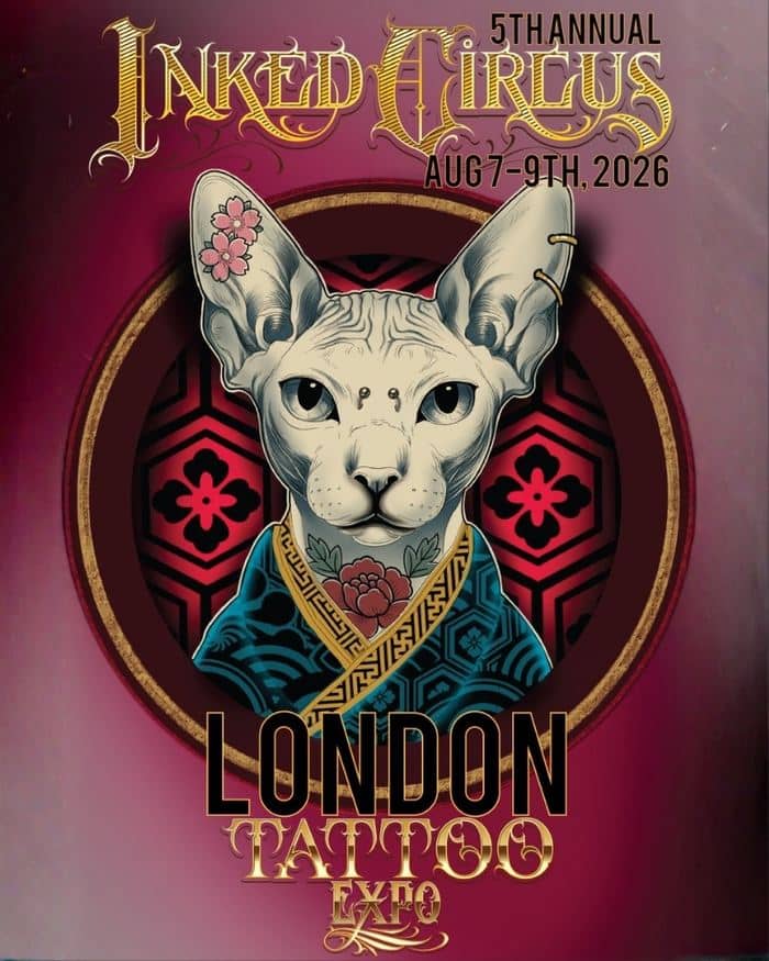 Inked Circus Tattoo Expo 2026 - London #5 7 August 2026