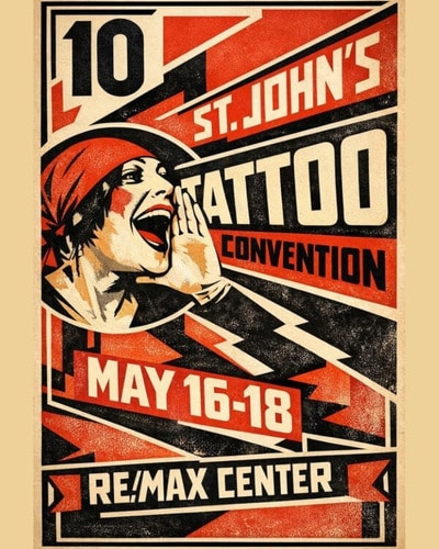 St. John's Tattoo Convention #10 16 May 2026