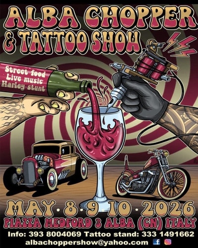Alba Chopper & Tattoo Show 8 May 2026