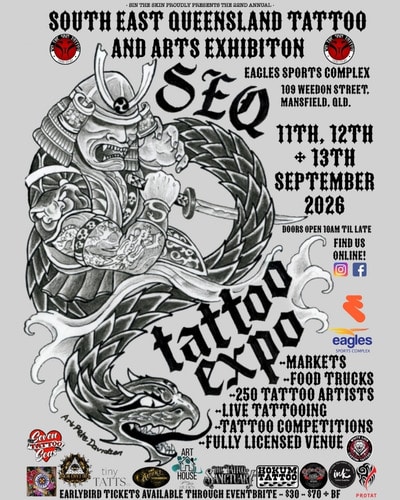 South East Queensland Tattoo and Arts Exhibition #22 11 September 2026