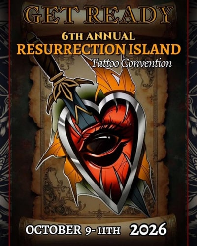 Resurrection Island Tattoo Convention #6 9 October 2026