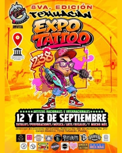 Tehuacan Tattoo Expo #8 12 September 2026