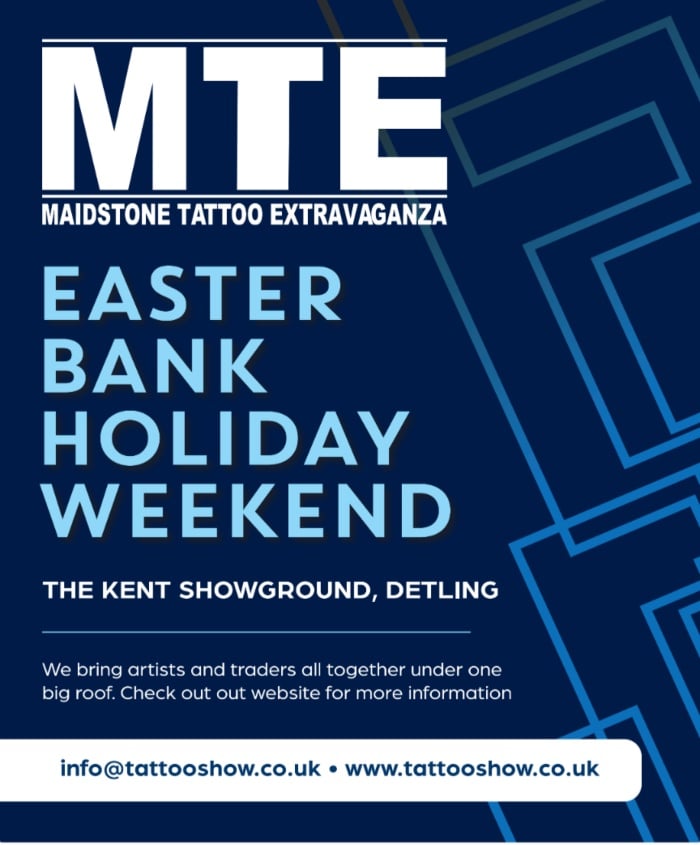 Maidstone Tattoo Extravaganza 4 April 2026