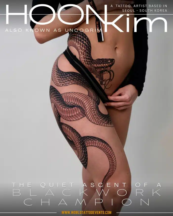 Hoon Kim • The Quiet Ascent of a Blackwork Champion Hoon Kim • The Quiet Ascent of a Blackwork Champion 24 March 2026