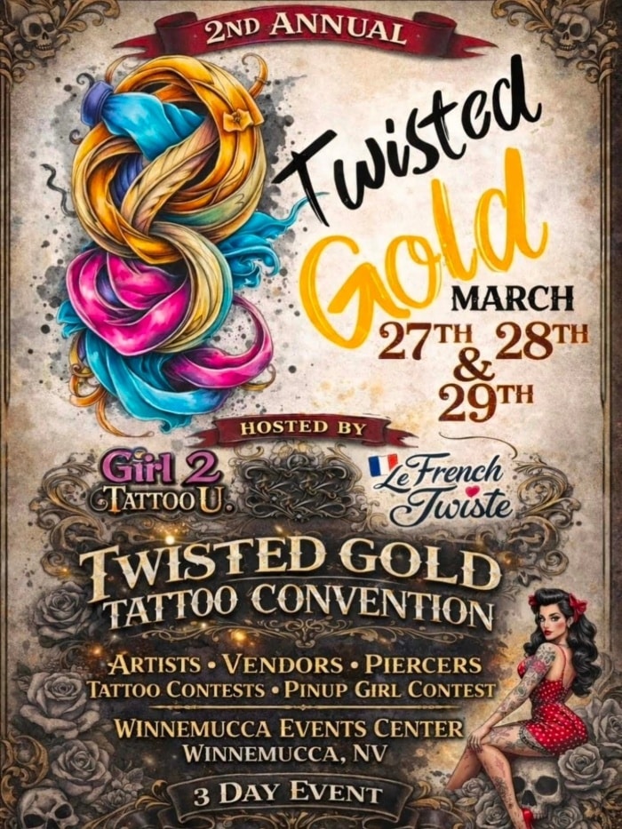 Twisted Gold Tattoo Convention #2 27 March 2026