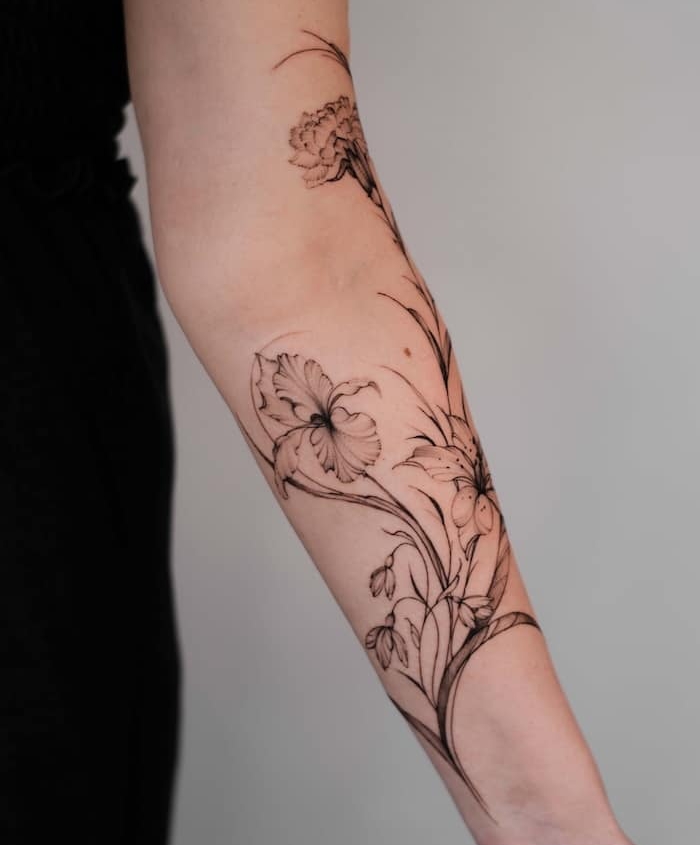 Anastasiia Protsenko • Fine Line Botanical Tattooing in Harmony with the Body Anastasiia Protsenko • Fine Line Botanical Tattooing in Harmony with the Body 28 April 2026