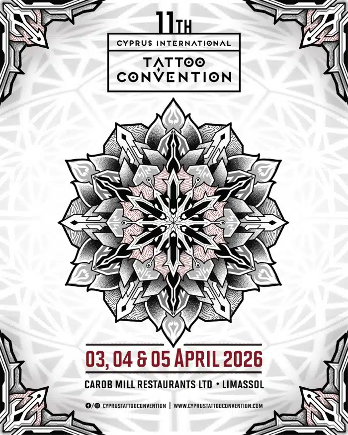 Cyprus Tattoo Convention #11 (2026) Cyprus Tattoo Convention #11 (2026) 3 April 2026