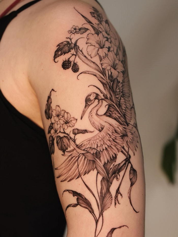 Lena Zhdanova • Intentional Storytelling Through Fine Line Tattooing 26 March 2026
