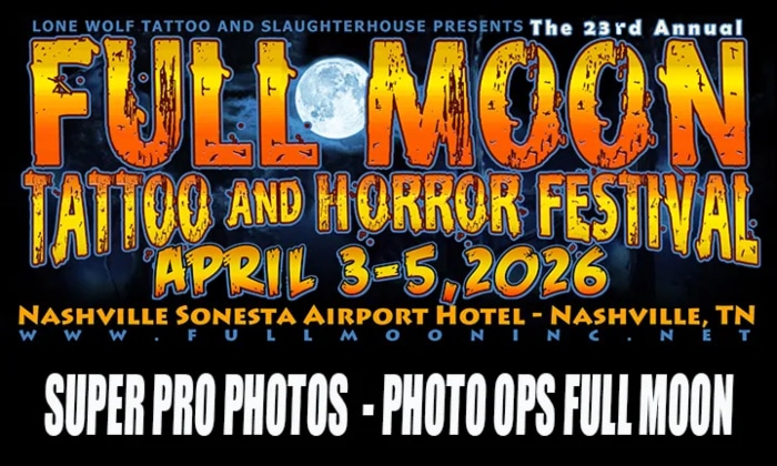 Full Moon Tattoo & Horror Fest 3 April 2026
