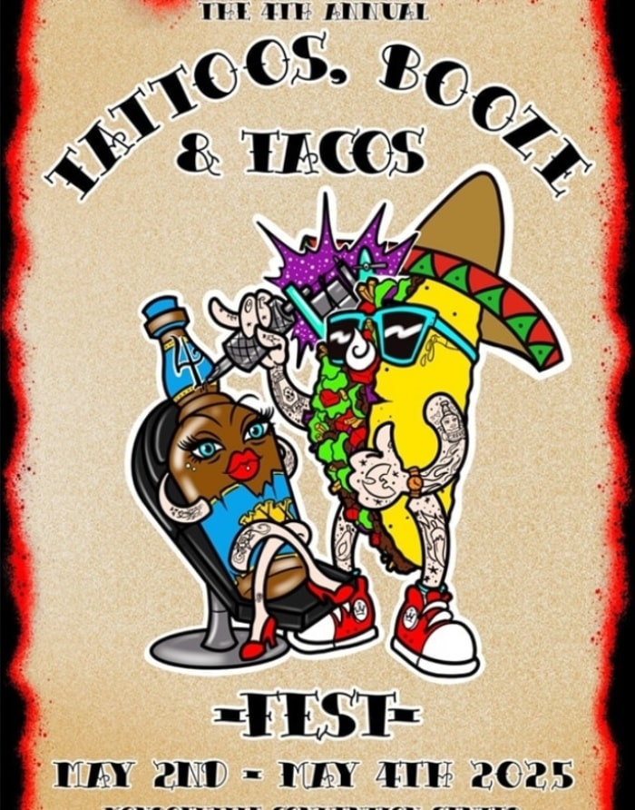 Tattoos Booze & Tacos Expo #4 (2025) 2 May 2025