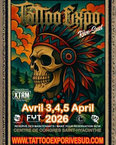 Rive Sud Tattoo Expo 2026 3 April 2026