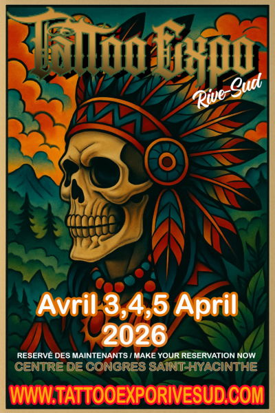 Rive Sud Tattoo Expo 3 April 2026