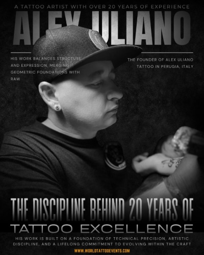 Alex Uliano • The Discipline Behind 20 Years of Tattoo Excellence 6 April 2026