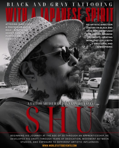 SHU • Black and Gray Tattooing with a Japanese Spirit 12 March 2026