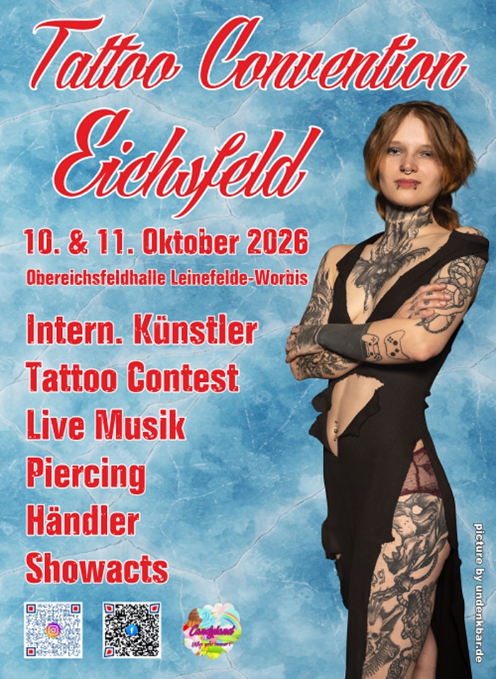 Tattoo Convention Eichsfeld #1 (2026) Tattoo Convention Eichsfeld #1 (2026) 10 October 2026