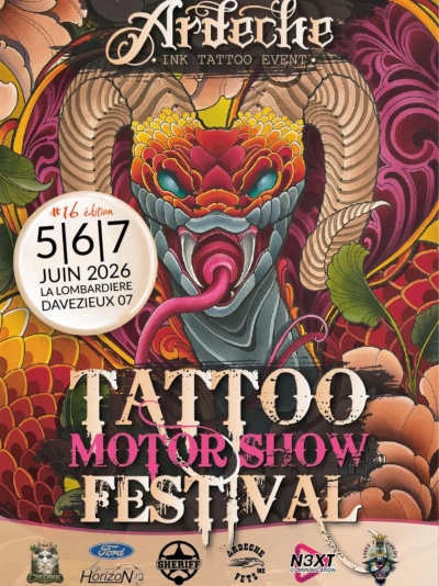 Ardeche Tattoo Motor Show #16 (2026) 5 June 2026