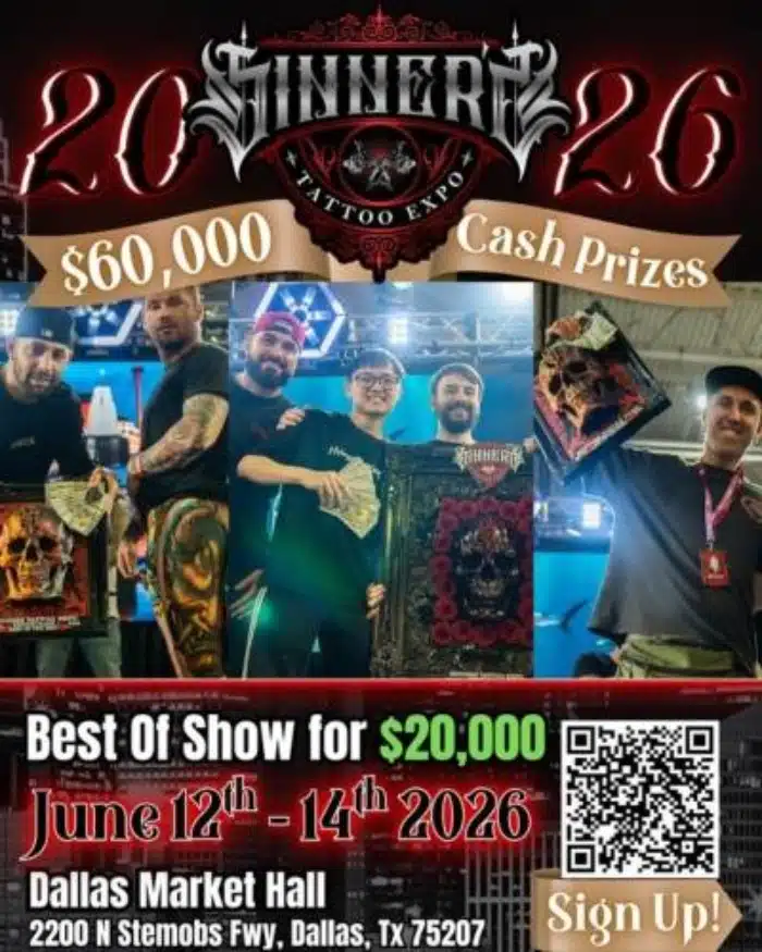 Sinners Tattoo Expo (2026) Sinners Tattoo Expo (2026) 12 June 2026