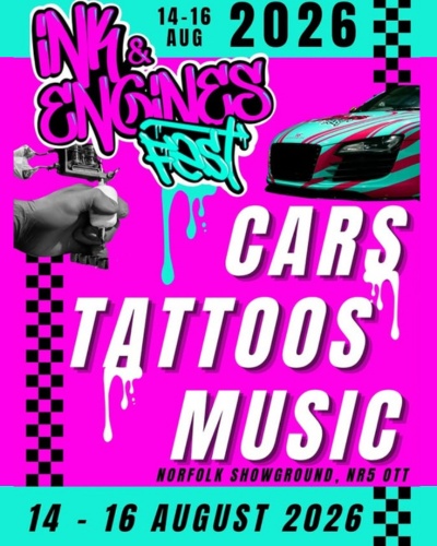 Ink and Engines Fest 14 August 2026