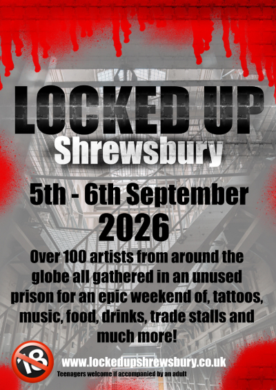 Locked Up Shrewsbury Tattoo Convention #4 6 September 2026