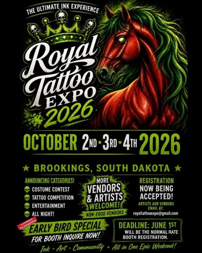 Royal Tattoo Expo (2026) 2 October 2026