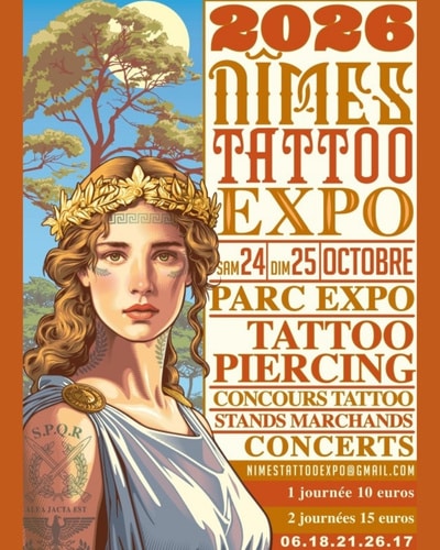 Nimes Tattoo Expo 24 October 2026